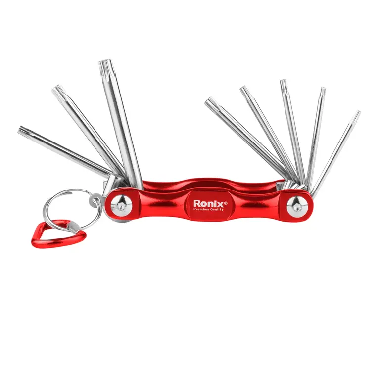 خرید مجموعه آچار آلن ستاره ای چاقویی آلومینیومی رونیکس RH-20